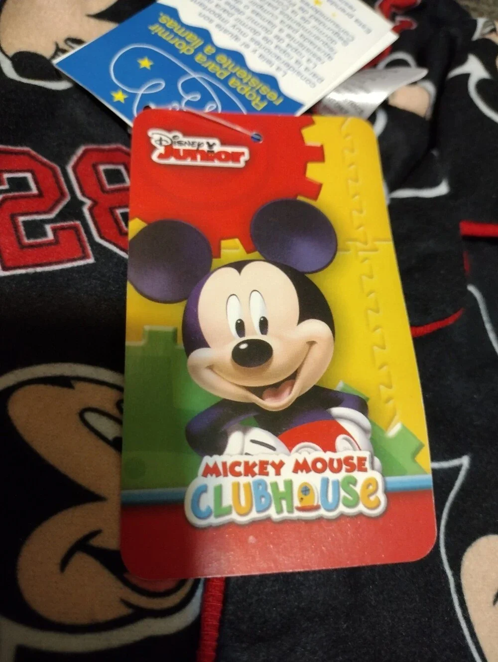Disney Junior Mickey Mouse Clubhouse Black Pajama Set Size 4T